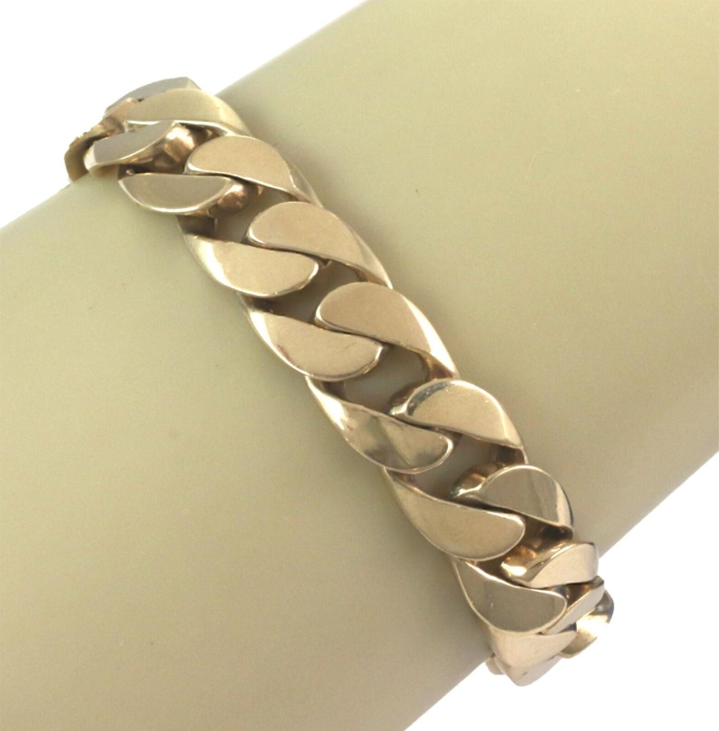 Cuban Link 14k Yellow Gold Bracelet