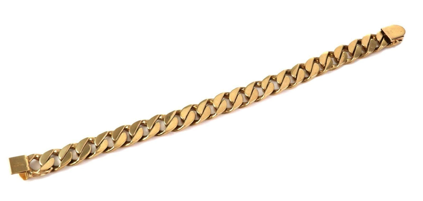 Cuban Link 14k Yellow Gold Bracelet