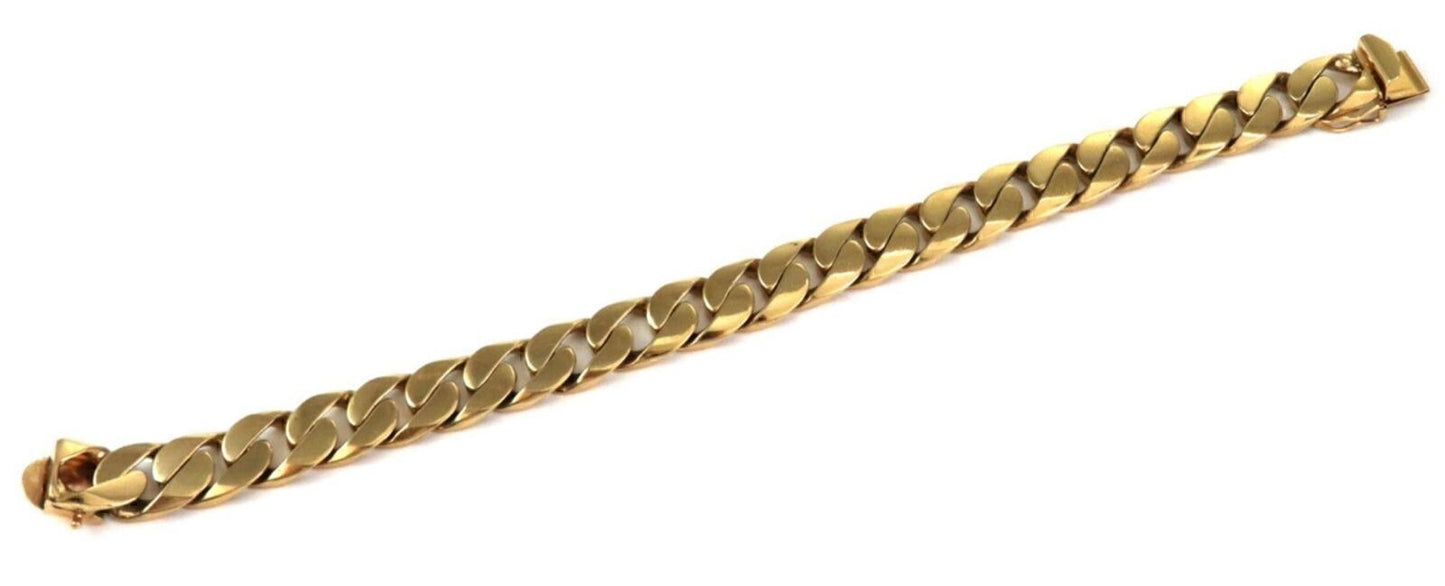 Cuban Link 14k Yellow Gold Bracelet