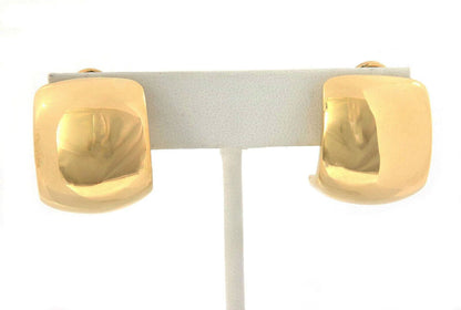 Mayor's Jeweler 18k Yellow Gold 20mm Wide Huggie Earrings