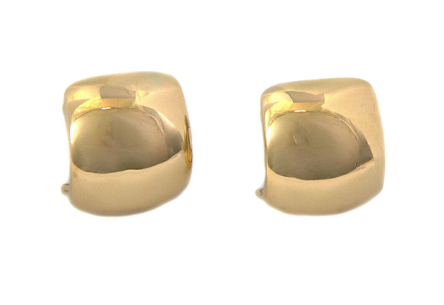 Mayor's Jeweler 18k Yellow Gold 20mm Wide Huggie Earrings