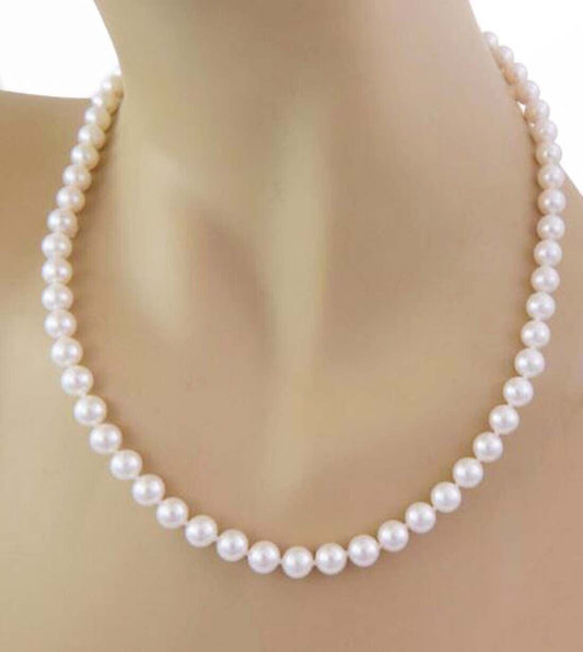 Gordon's 14k Yellow Gold Pearl Necklace