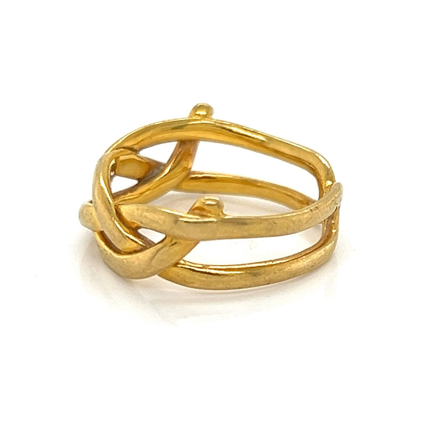 Tiffany & Co. 18k Yellow Gold Braided Band Ring - Size 5