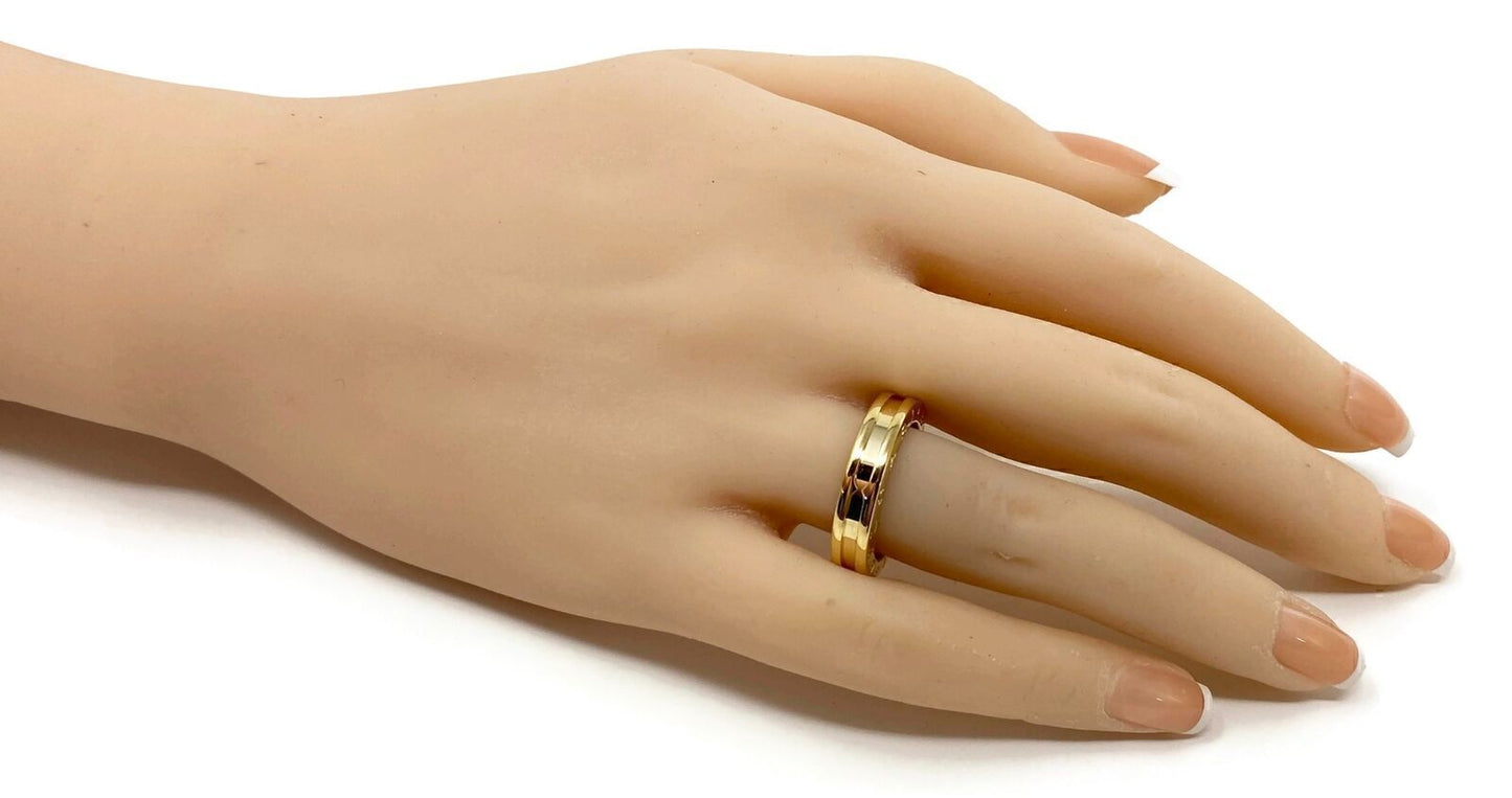 Bvlgari B.zero1 One Band Ring in 18k Yellow Gold - Size 5.25