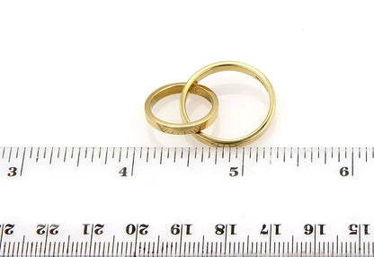 Tiffany & Co. Paloma Picasso Double Flat Circle 18k Yellow Gold Charm Pendant