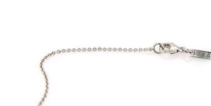 Koesia 18k White Gold 2.50ct Diamond Amethyst 9mm Pearl Pendant Necklace