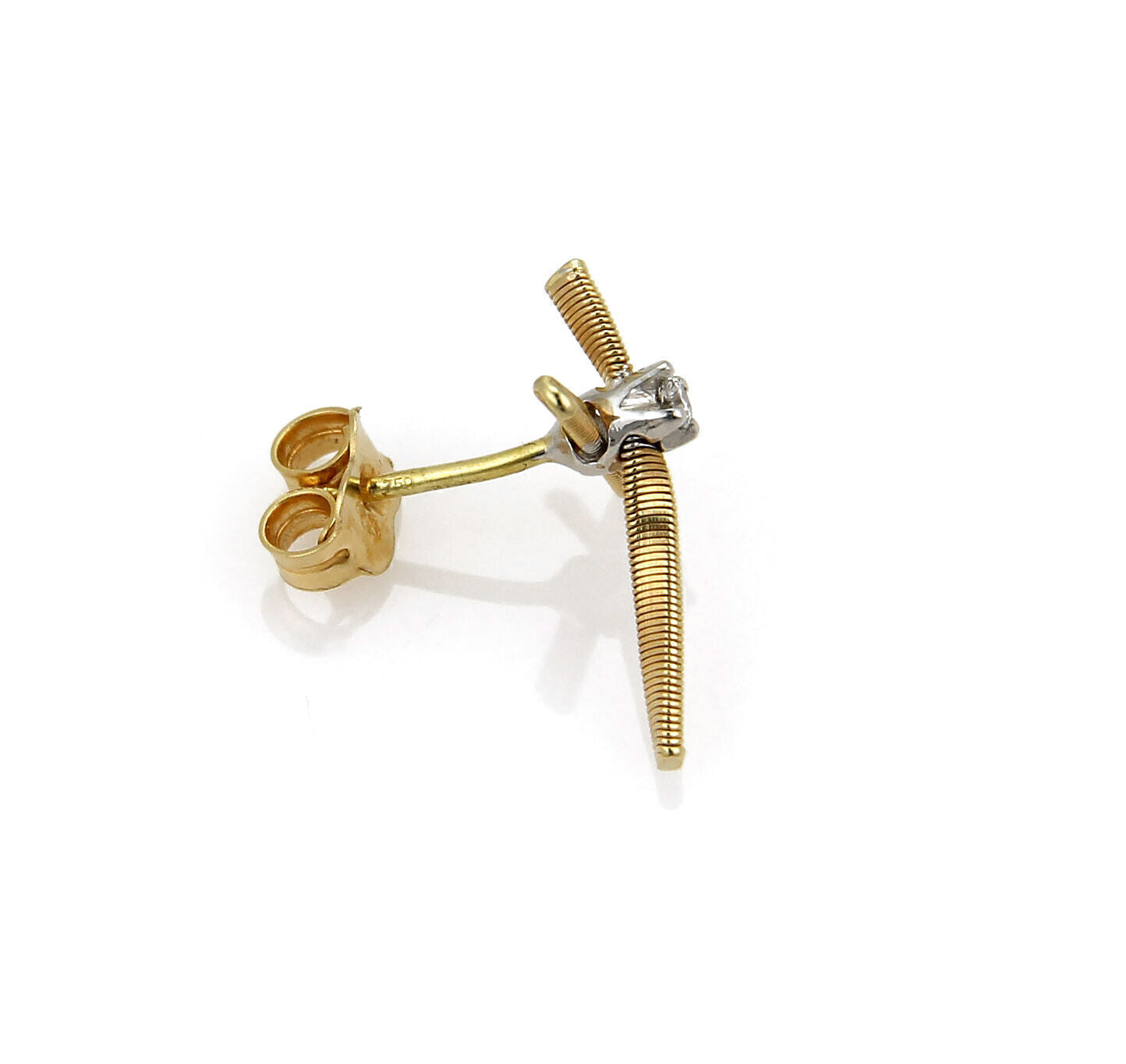 Marco Bicego Marrakech Diamond 18k Gold Cross Earrings