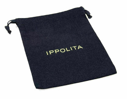 Ippolita Glamazon Stardust Deep Pink Sapphire 18k Yellow Gold Hoop Earrings