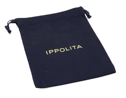 Ippolita Glamazon Stardust Blue Sapphire 18k Yellow Gold Hoop Earrings