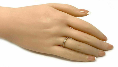 Cartier Diamond d'Amour 18k Rose Gold Band Ring - Size 4.5