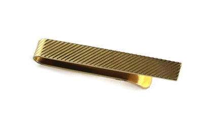 Tiffany & Co. 14k Yellow Gold Fluted Tie Clip