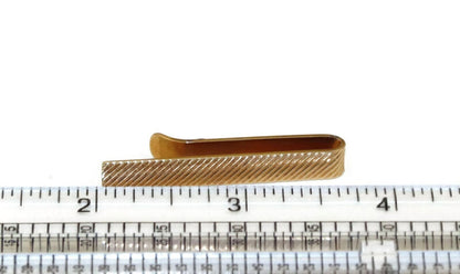 Tiffany & Co. 14k Yellow Gold Fluted Tie Clip