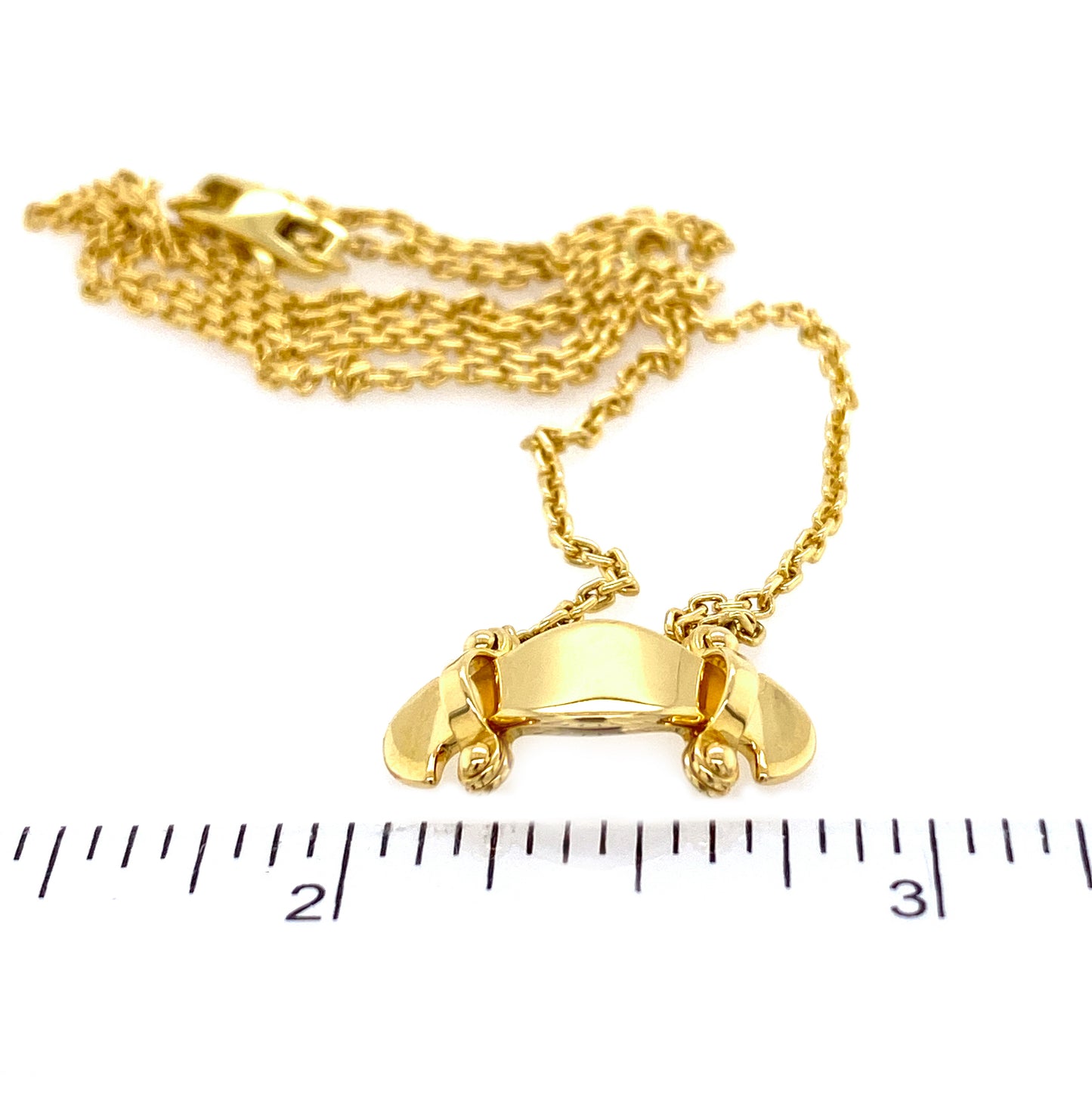 Louis Vuitton Stand By Me 18k Yellow Gold Pendant Necklace