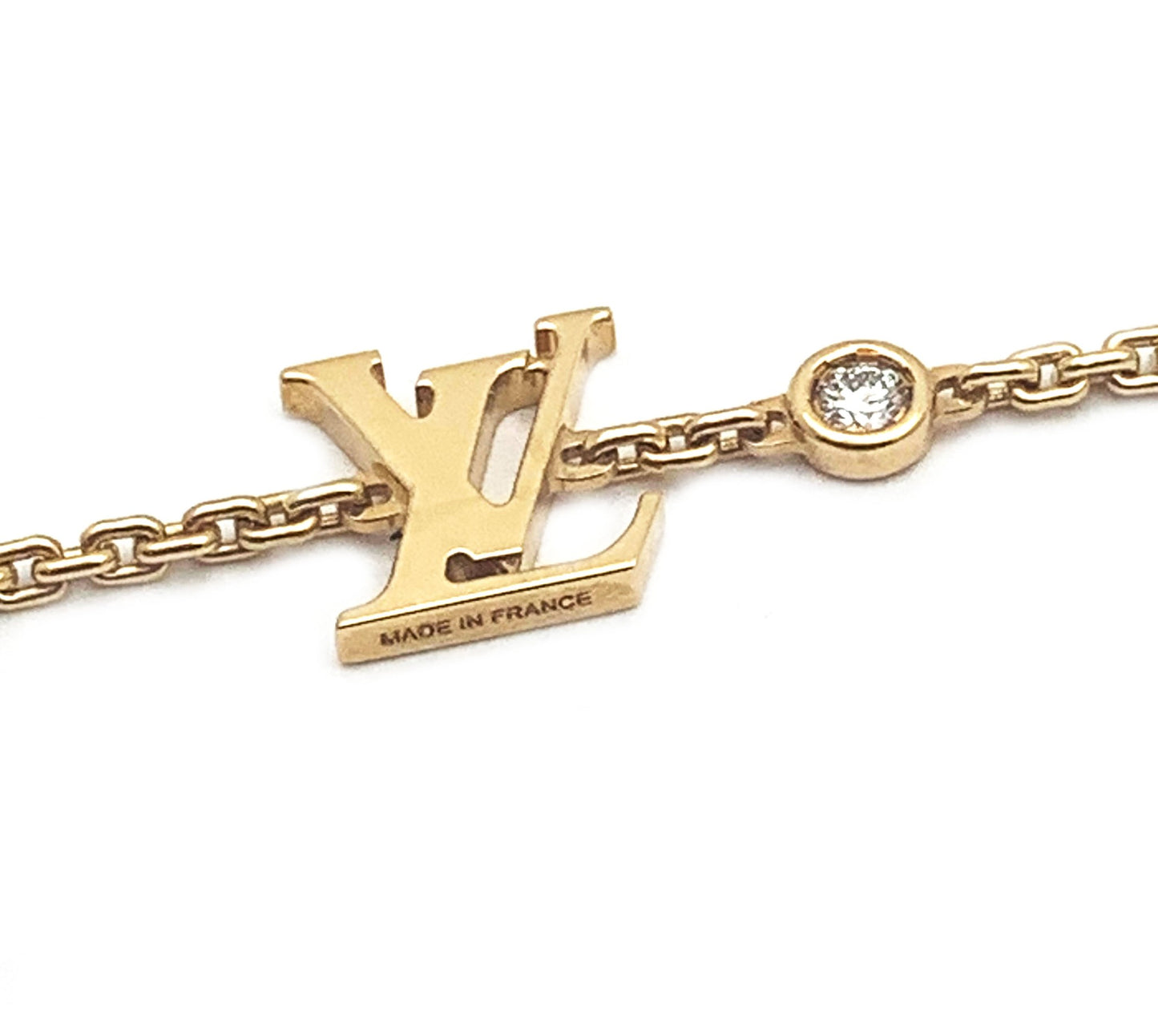 Louis Vuitton Idylle Blossom Diamond 18k Yellow Gold Bracelet
