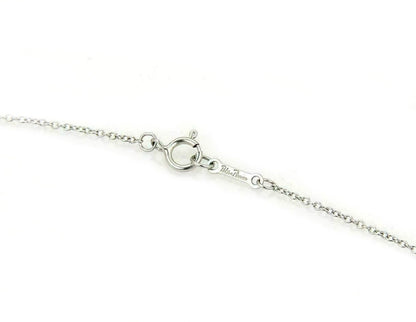Tiffany & Co. Picasso Diamond Double Loving Heart 18k White Gold Pendant Necklace