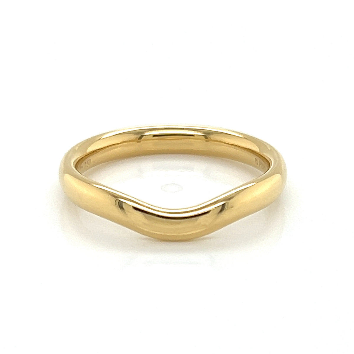 Tiffany &amp; Co. Elsa Peretti curved 18k yellow gold band ring