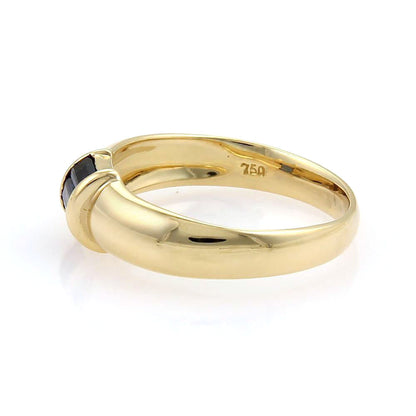 Tiffany & Co. 18k Yellow Gold Sapphire Baguette Ring