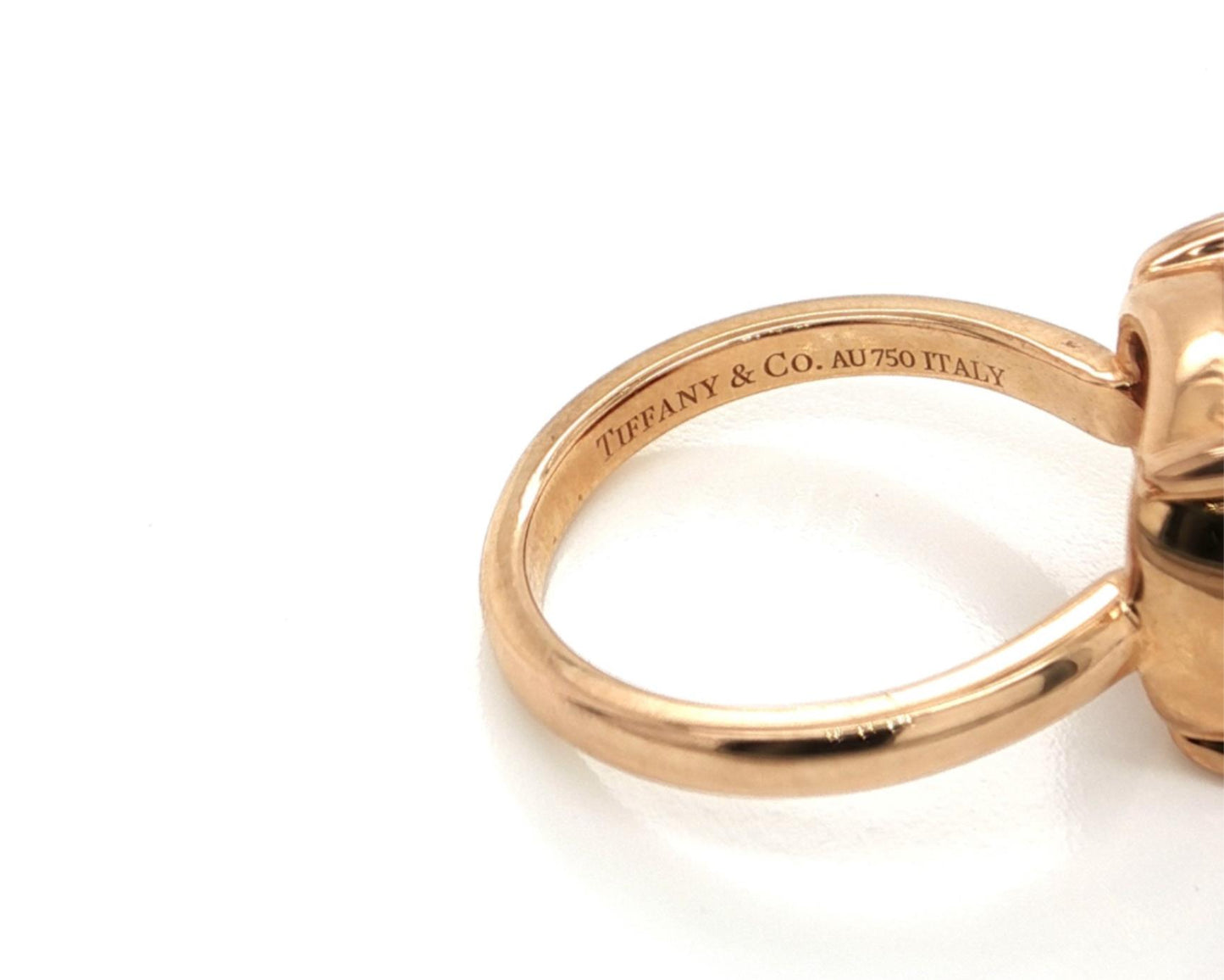 Tiffany & Co. Paloma Picasso Sugar Stacks Black Spinel 18k Rose Gold Ring