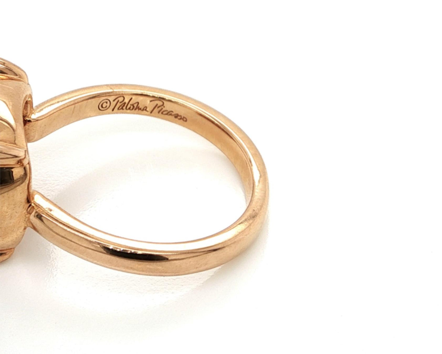Tiffany & Co. Paloma Picasso Sugar Stacks Black Spinel 18k Rose Gold Ring