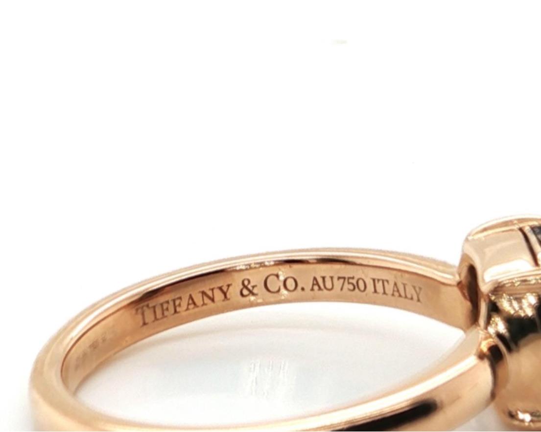 Tiffany & Co. Paloma Picasso SugarStacks Black Spinel 18k Rose Gold Ring