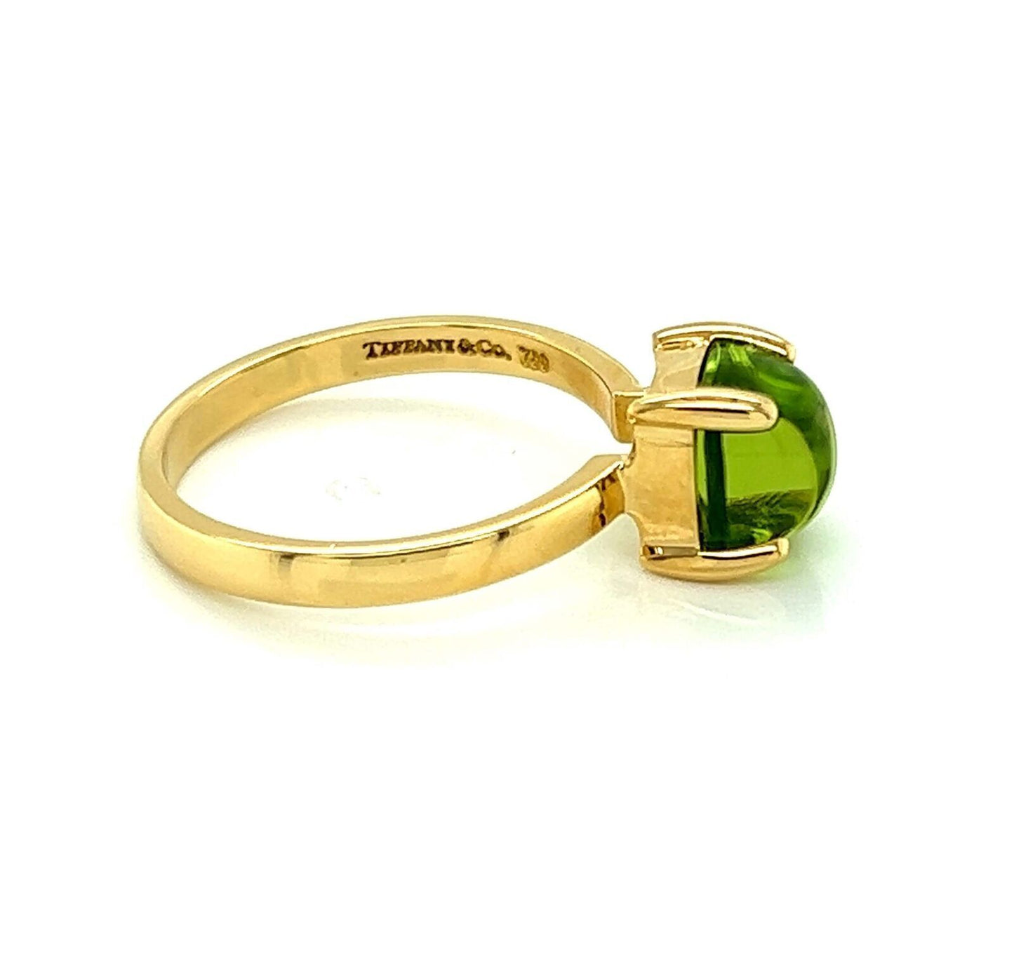 Tiffany & Co. 18k Yellow Gold Picasso Peridot Sugar Stacks Ring