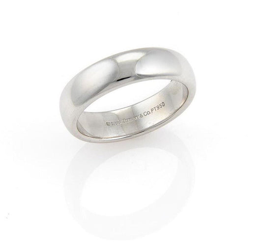 Tiffany & Co. Platinum Wedding Band Ring Size 9.5 | rings | bands, catalog, Designer Jewelry, Rings, Tiffany & Co. | Tiffany & Co.