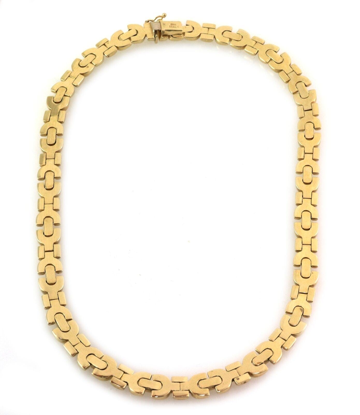 Fancy 14k Yellow Gold Link Necklace