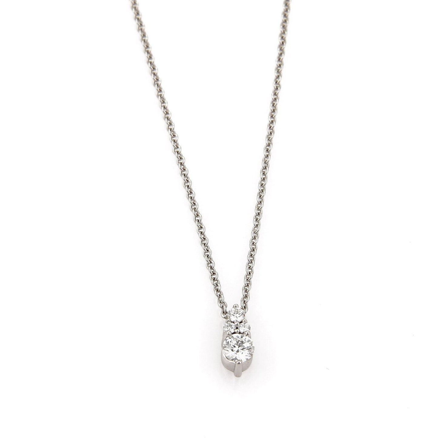 Hearts on Fire Triplicity Diamond 18k White Gold Pendant Necklace | Necklaces | catalog, Designer Jewelry, hearts on fire, Necklaces, Pendants | Hearts on Fire