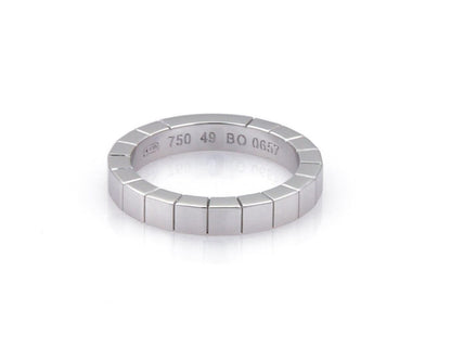 Cartier Lanieres 18k White Gold 3mm Band Ring