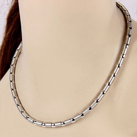 Zancan Polished & Brushed 18k White Gold Necklace | Necklaces | catalog, Designer Jewelry, Necklaces, Zancan | Zancan