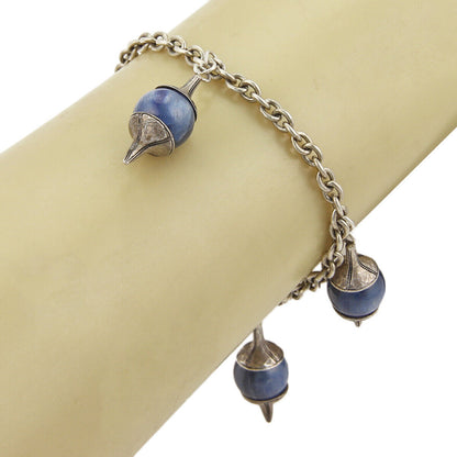 Gurhan Gatsby Sterling Silver Kyanite 5 Charms Chain Toggle Bracelet | Bracelets | Bracelets, catalog, Designer Jewelry, Gurhan, Sterling Silver | Gurhan