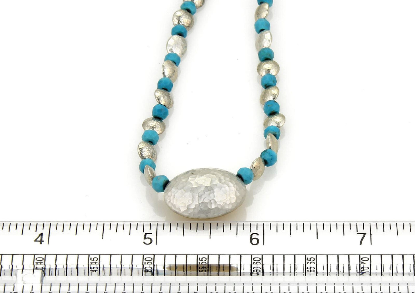 Gurhan Jordan Turquoise Bead Sterling & 24k Layered Gold Necklace