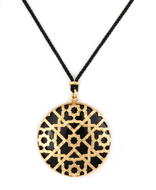 Tiffany & Co Picasso Marrakesh Onyx 18k Yellow Gold Pendant Cord Necklace | Necklaces | catalog, Designer Jewelry, Marrakesh, Necklaces, Paloma Picasso, Pendants, Tiffany & Co. | Tiffany & Co.