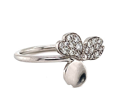 Tiffany & Co. Paper Flower Diamond Platinum Ring