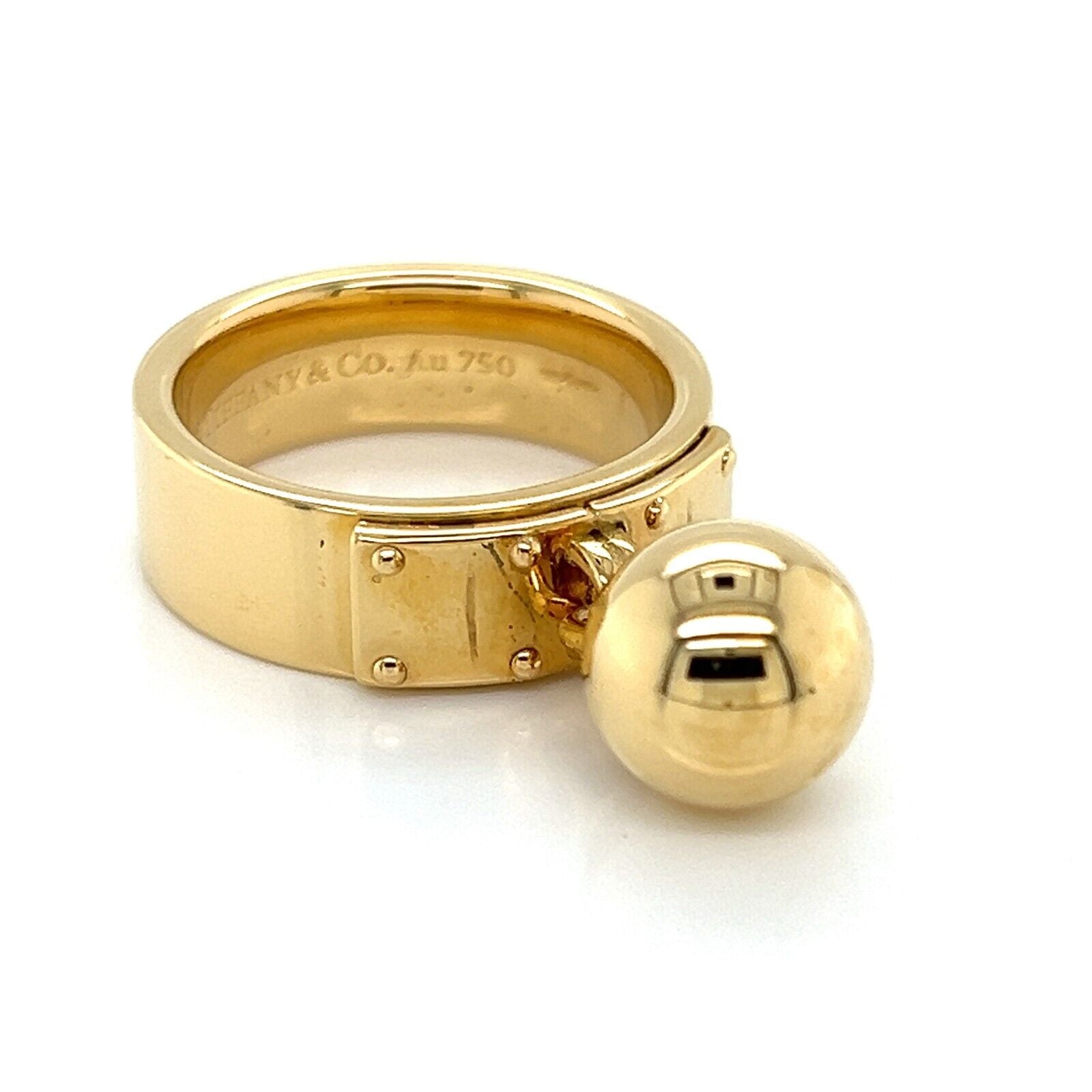 Tiffany & Co. Hardwear 9mm 18k Yellow Gold Ball Charm Wide Band Ring | Rings | catalog, Designer Jewelry, Hardwear, Rings, Tiffany & Co. | Tiffany & Co.