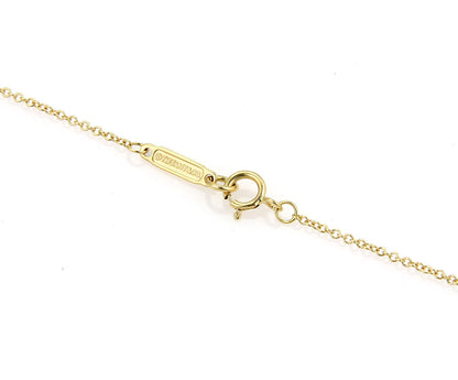 Tiffany & Co. Twisted Cable Wire 18k Yellow Gold Bow Pendant Necklace