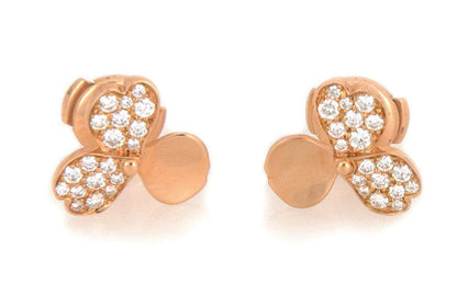 Tiffany & Co. Diamond 18k Rose Gold Paper Flower Stud Earrings | Earrings | catalog, Designer Jewelry, Earrings, Paper Flower, Tiffany & Co. | Tiffany & Co.