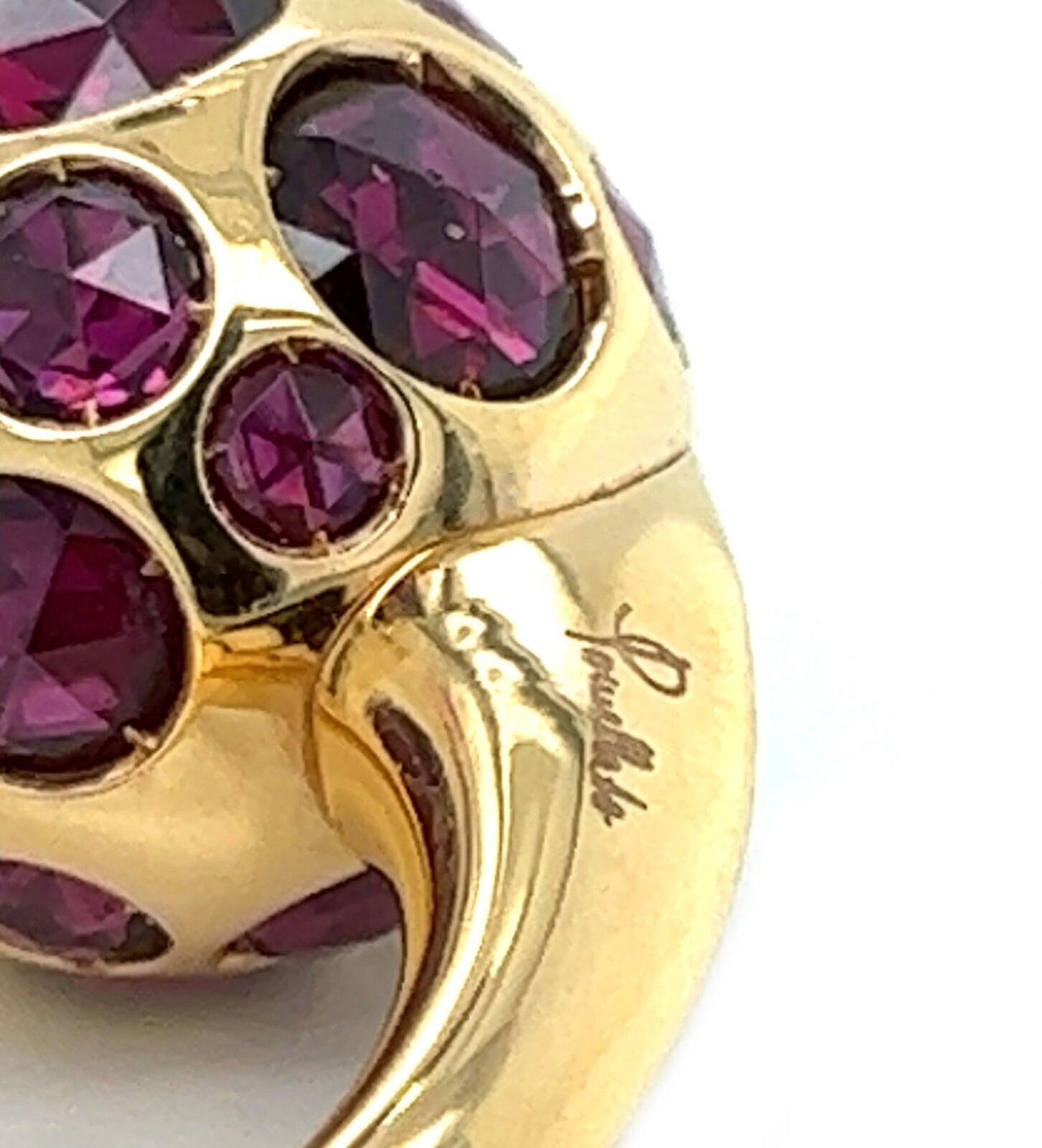 Pomellato Rhodolite Garnet 18k Rose Gold Harem Cocktail Ring