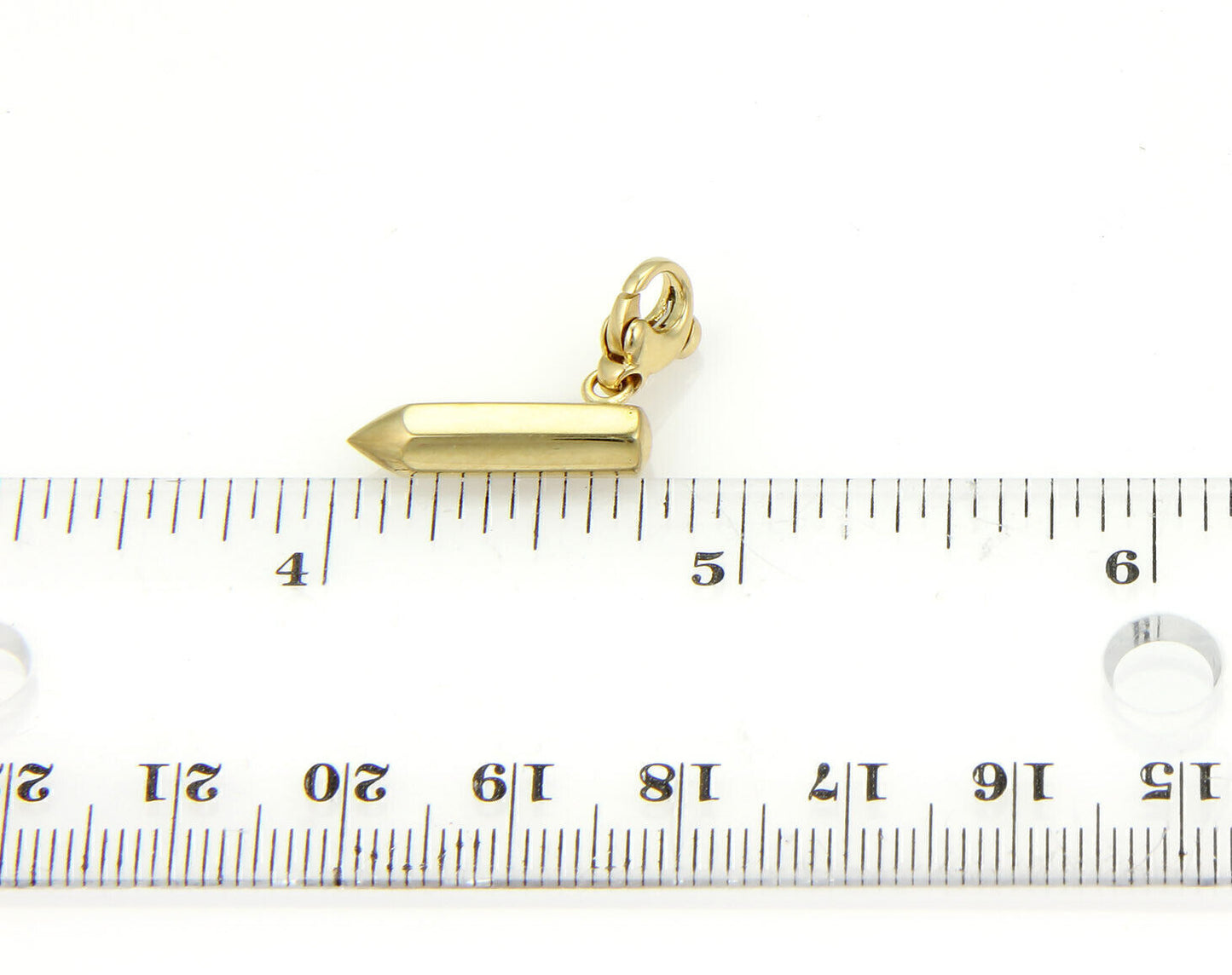 Pasquale Bruni AMORE Diamond 18k Yellow Gold Pencil Charm Pendant