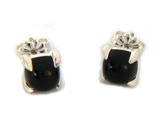 Tiffany & Co. Picasso Sugar Stacks Cabochon Onyx Sterling Silver Stud Earrings
