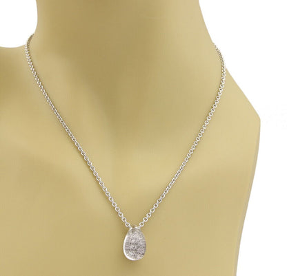 Cartier 18k White Gold Myst Diamond Rock Crystal Pendant Necklace