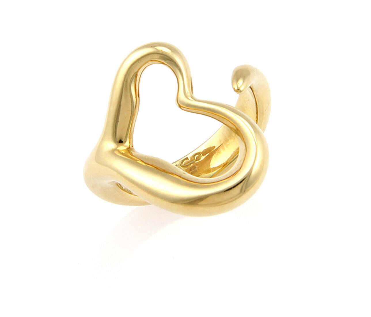 Tiffany & Co. Elsa Peretti Open Heart 18k Yellow Gold Curved Band Ring | Rings | catalog, Designer Jewelry, Elsa Peretti, Rings, Tiffany & Co. | Tiffany & Co.