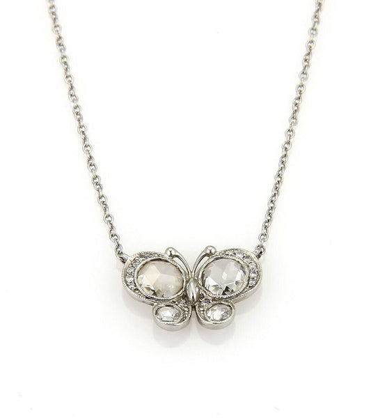 Tiffany & Co. Enchant Platinum Diamond Butterfly Pendant Necklace | Necklaces | catalog, Designer Jewelry, Necklaces, Pendants, Tiffany & Co. | Tiffany & Co.