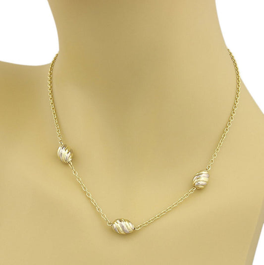 Cartier 18k Two Tone Gold Triple Oval Swirl Charm Chain Necklace | Necklaces | cartier, catalog, Chains, Designer Jewelry, Necklaces | Cartier