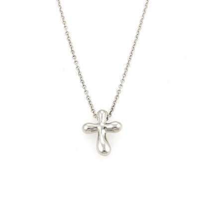 Tiffany & Co. Elsa Peretti Mini Platinum Cross Pendant Necklace | Necklaces | catalog, Designer Jewelry, Elsa Peretti, Necklaces, Pendants, Tiffany & Co. | Tiffany & Co.