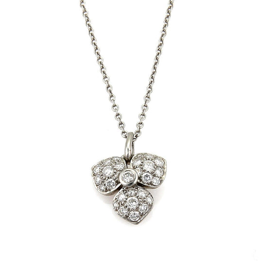 Tiffany & Co. Petal Diamond Platinum Pendant Necklace | Necklaces | catalog, Designer Jewelry, Necklaces, Pendants, Tiffany & Co. | Tiffany & Co.