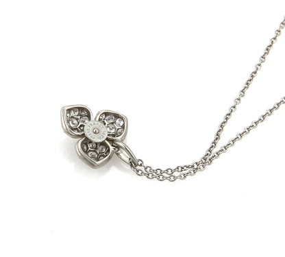 Tiffany & Co. Petal Diamond Platinum Pendant Necklace