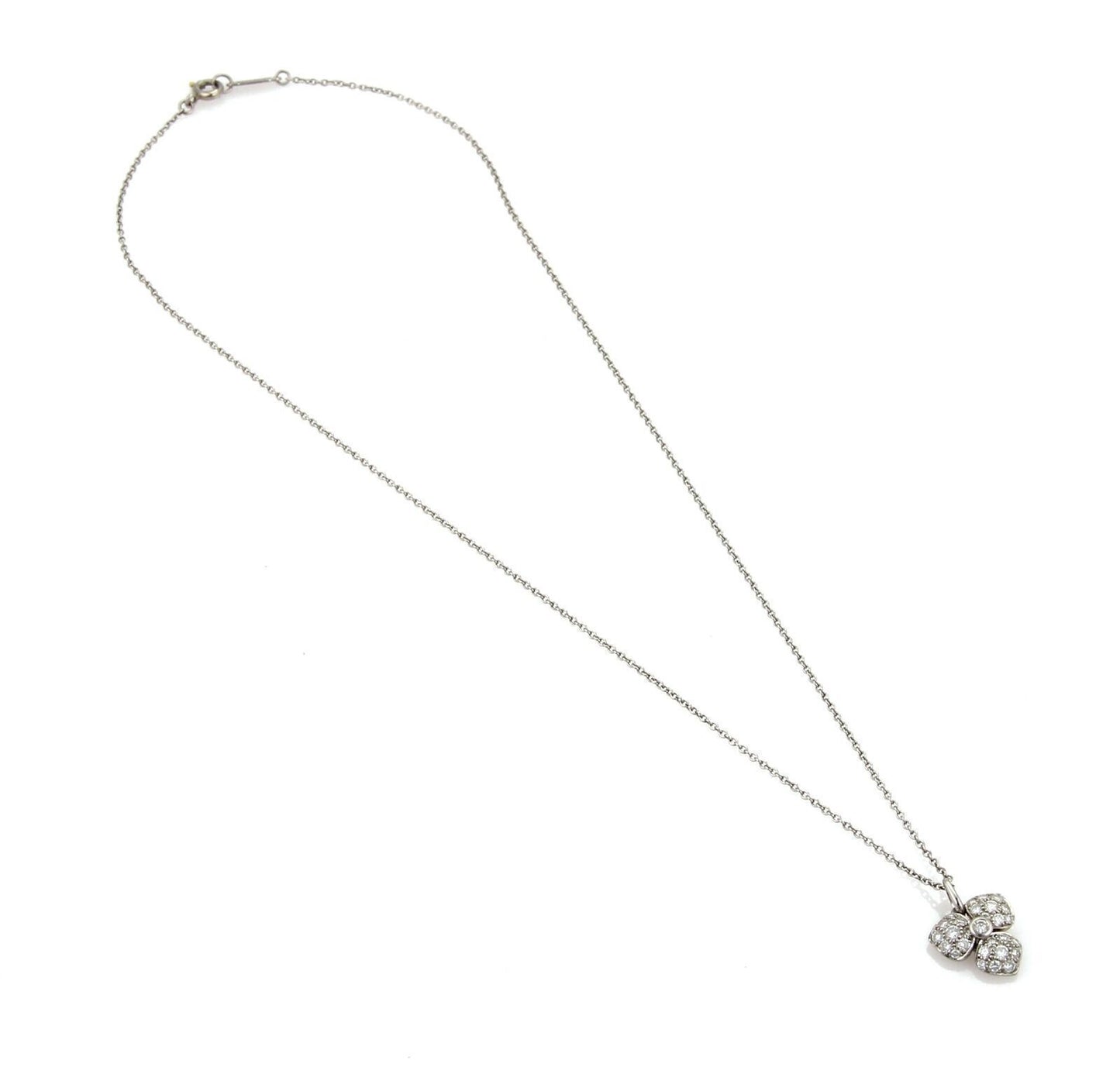 Tiffany & Co. Petal Diamond Platinum Pendant Necklace