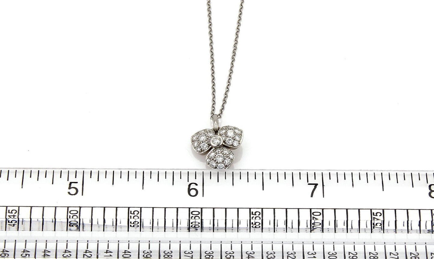 Tiffany & Co. Petal Diamond Platinum Pendant Necklace