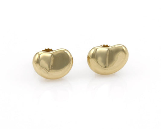 Tiffany & Co. Peretti 18k Yellow Gold Bean Stud Earrings | Earrings | bean, catalog, Designer Jewelry, Earrings, Elsa Peretti, Tiffany & Co. | Tiffany & Co.